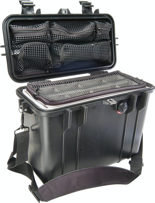 PELI™ 1430 Top Loader Case - mit Stegausrüstung, schwarz