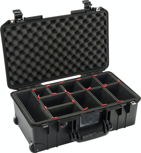 PELI™ AIR Case 1535 Carry-On - mit TekPak Stegausrüstung, schwarz